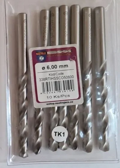 Свердло кобальтове по металу Bucovice Tools HSS-Co / Купить сверло по нержавейке